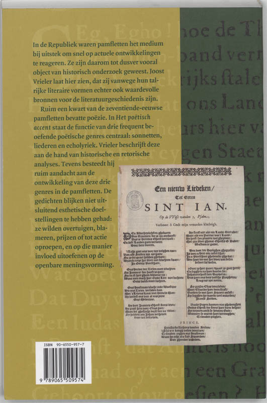 Achterkant van Het poetisch accent