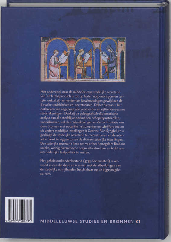 Achterkant van Actum in camera scriptorum oppidi de Buscoducis