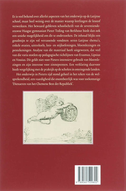 Achterkant van Het schoolschrift van Pieter Teding van Berkhout