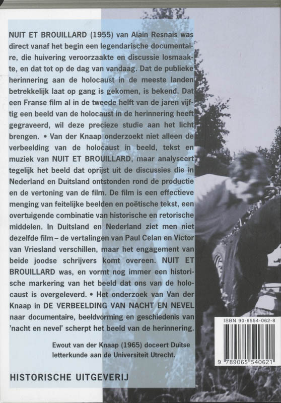 Achterkant van Verbeelding van nacht en nevel