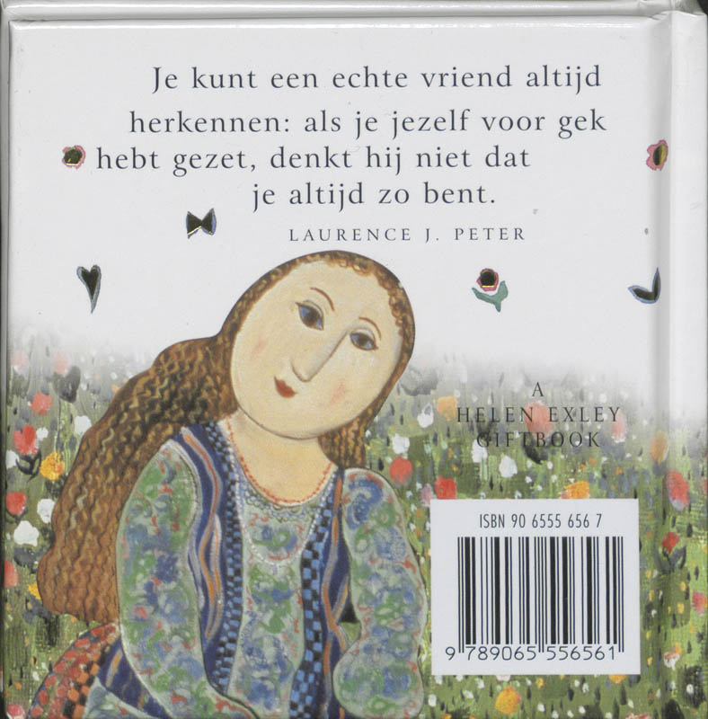 Achterkant van Op onze vriendschap