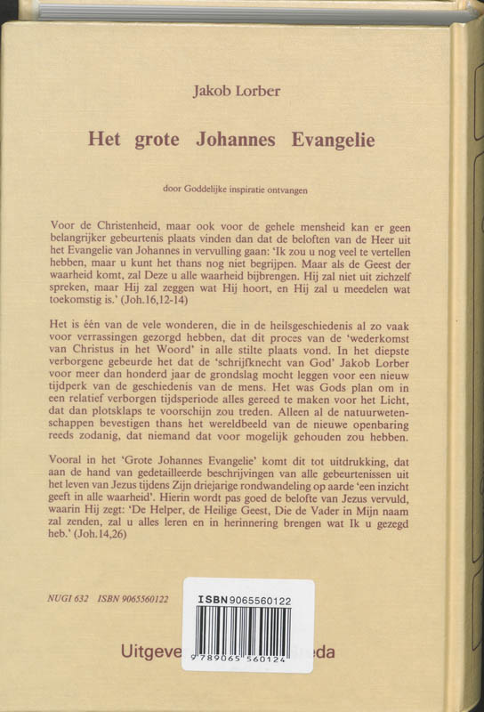 Achterkant van Grote johannes-evangelie 4