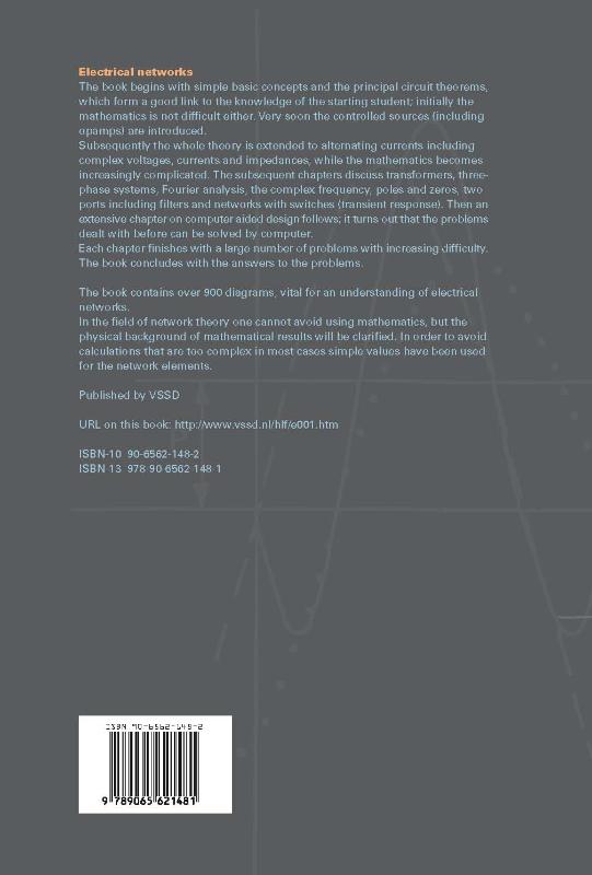 Achterkant van Electrical networks