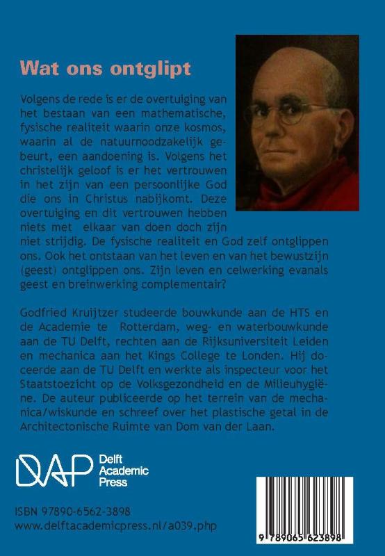 Achterkant van Wat ons ontglipt