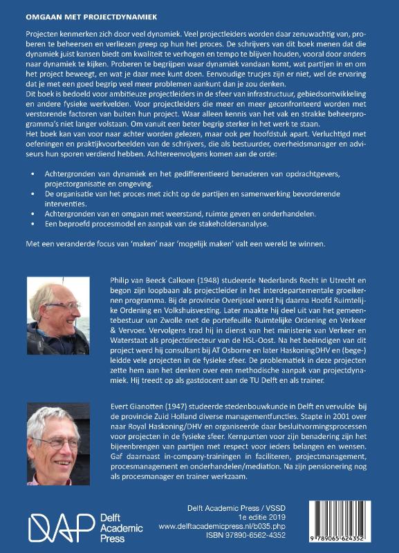 Achterkant van Omgaan met projectydynamiek