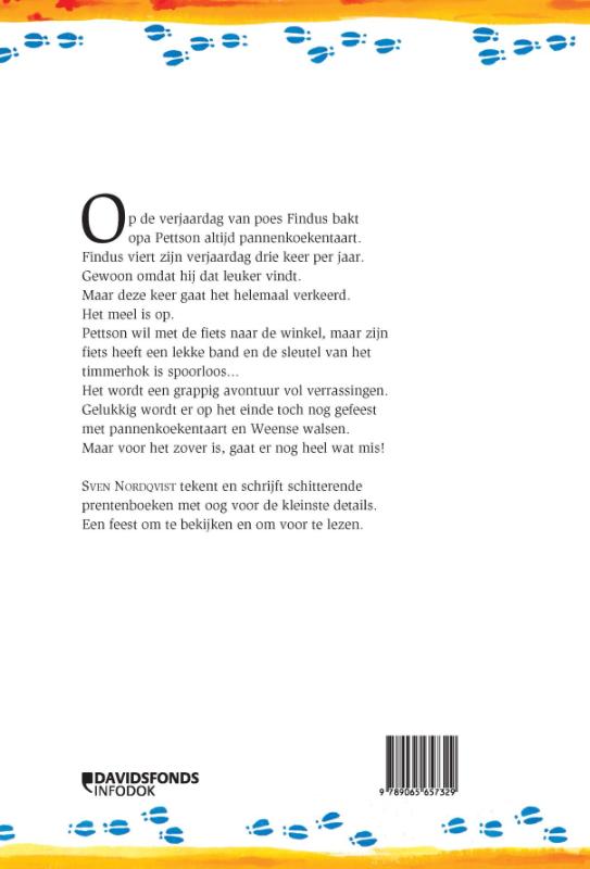 Achterkant van Pannenkoekentaart