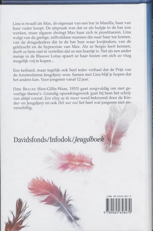 Achterkant van Blauw is bitter