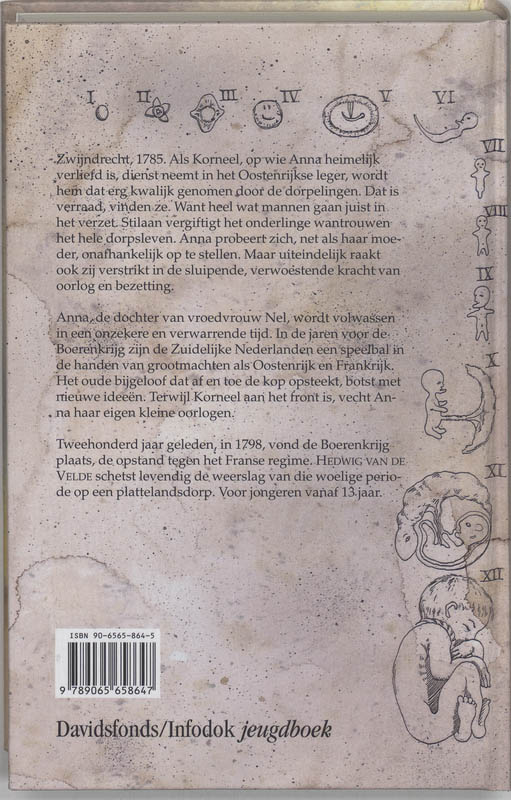 Achterkant van Het vroedmeisje