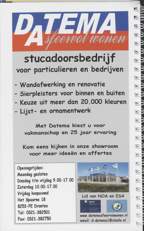 Achterkant van Citoplan stratengids Almere Lelystad