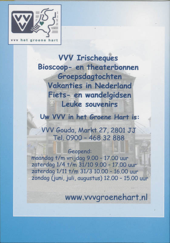 Achterkant van Citoplan stratengids Gouda