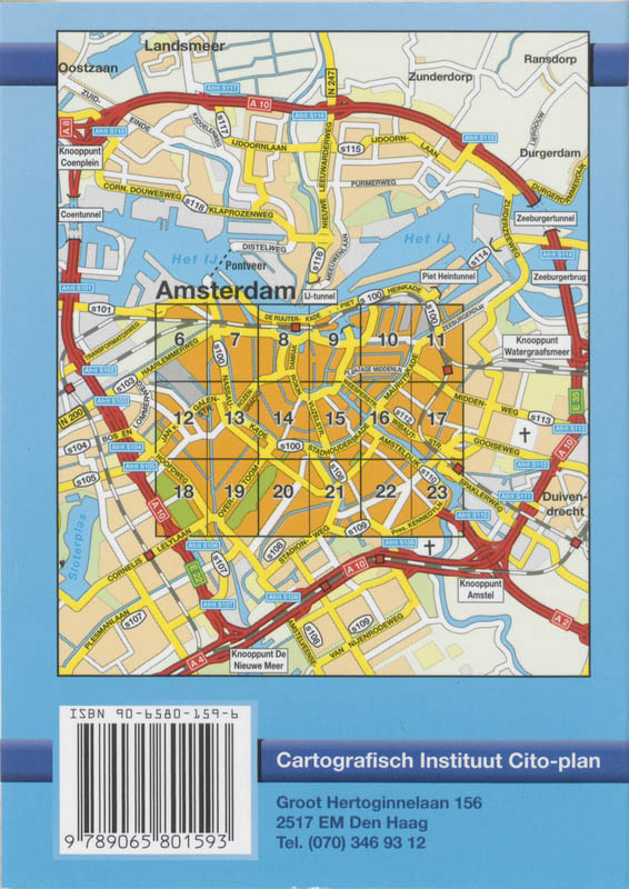 Achterkant van Amsterdam centrum