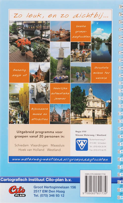 Achterkant van Citoplan stratengids Westland/Delft