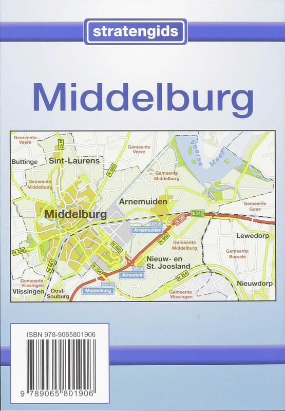 Achterkant van Citoplan stratengids Middelburg