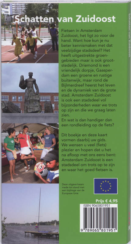 Achterkant van Fietsgids Amsterdam Zuidoost