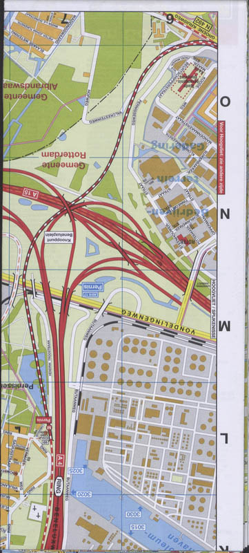 Achterkant van Citoplan stadsplattegrondRotterdam