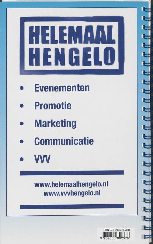 Achterkant van stratengids Enschede/Hengelo