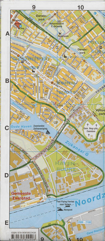 Achterkant van Amsterdam op de fiets