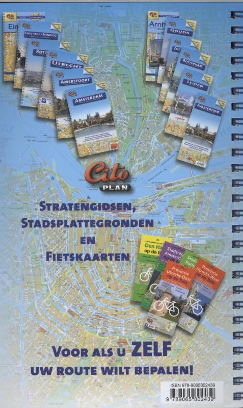Achterkant van Stratengids Amsterdam