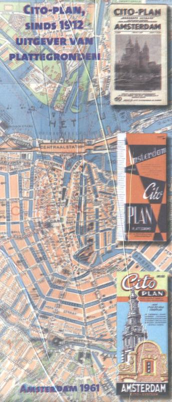 Achterkant van Plattegrond Amsterdam