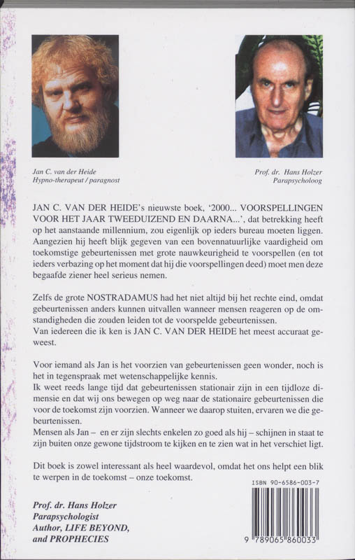 Achterkant van 2000