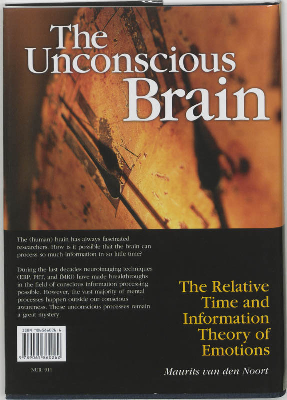 Achterkant van The unconscious brain