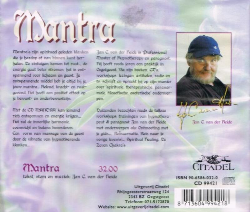 Achterkant van Mantra