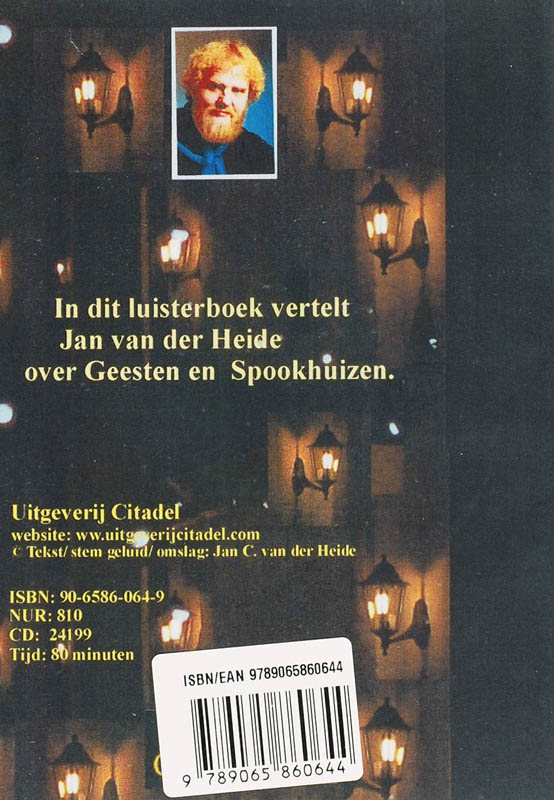 Achterkant van Geesten en Spookhuizen