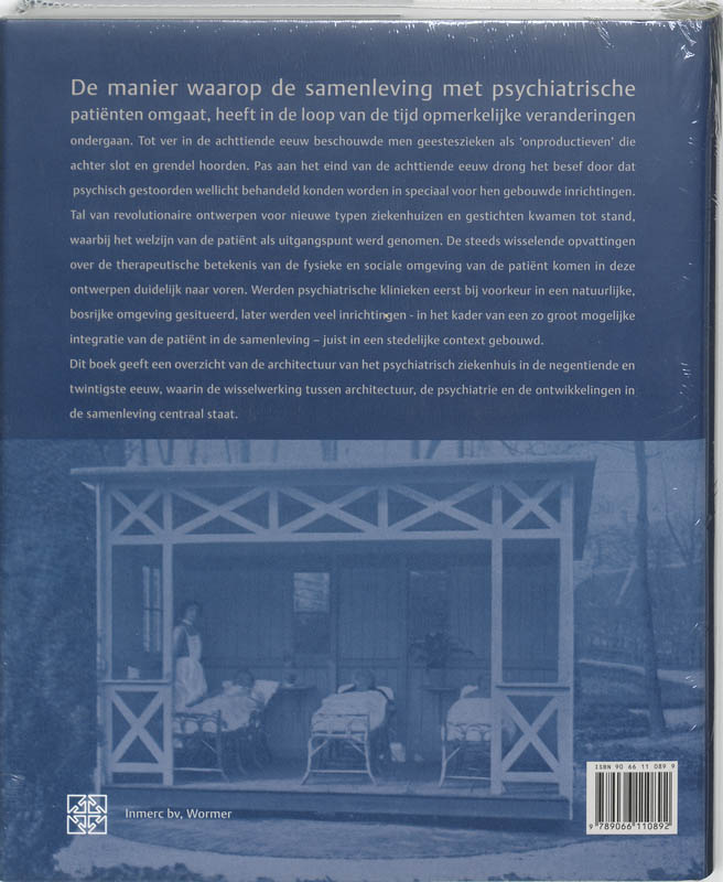 Achterkant van De architectuur van het psychiatrisch ziekenhuis