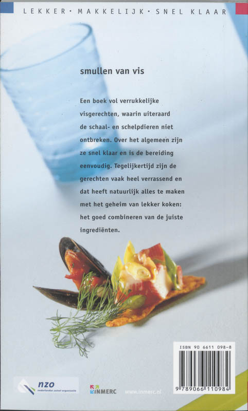 Achterkant van Smullen van vis