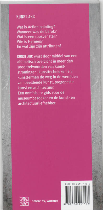 Achterkant van Kunst ABC