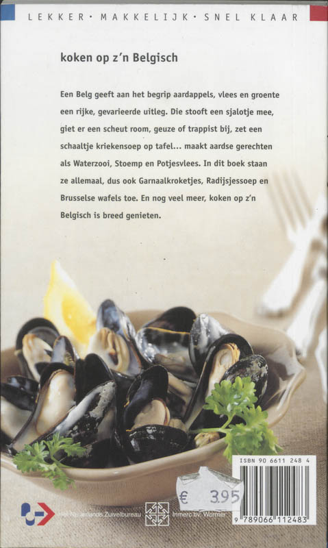 Achterkant van Koken op z'n Belgisch