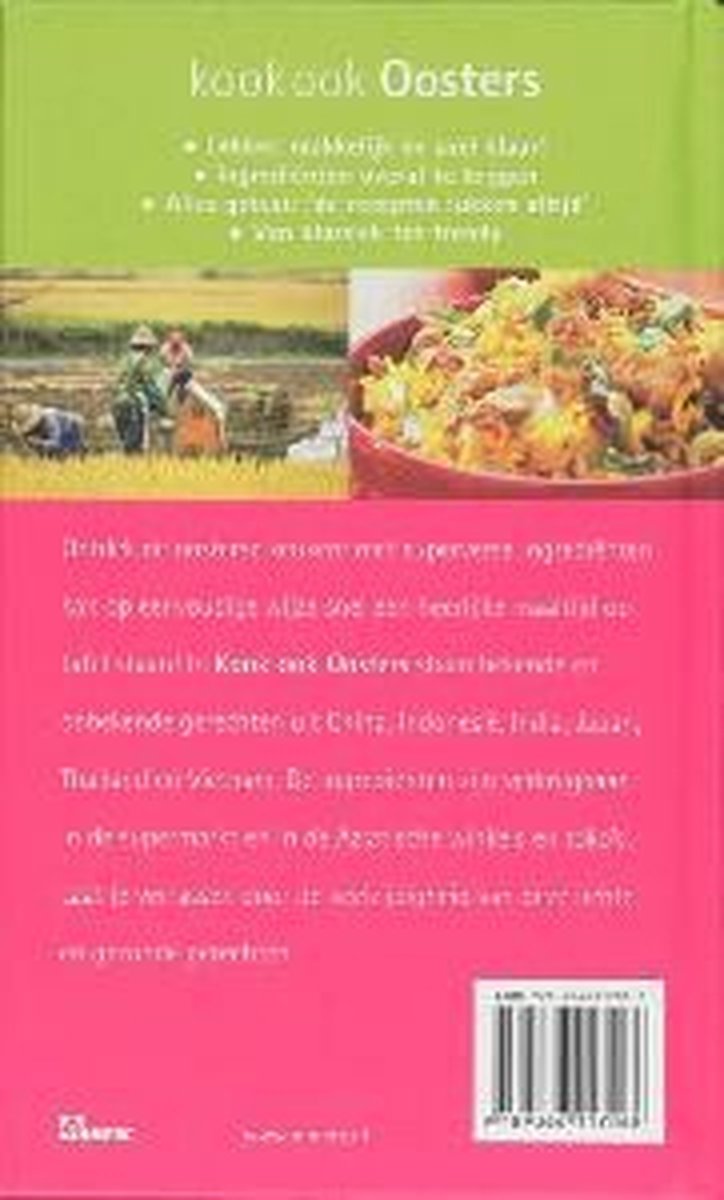 Achterkant van Kook Ook Oosters