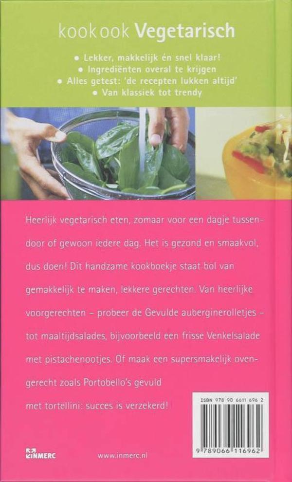 Achterkant van Kook ook Vegetarisch