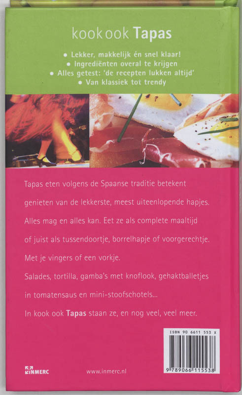 Achterkant van Tapas