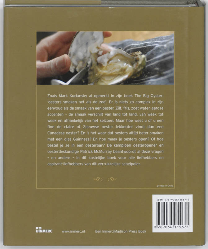 Achterkant van Neem nu oesters