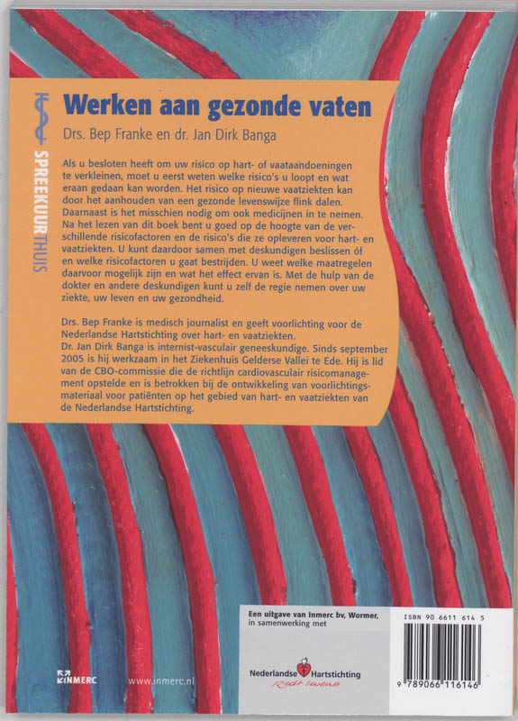 Achterkant van Werken aan gezonde vaten