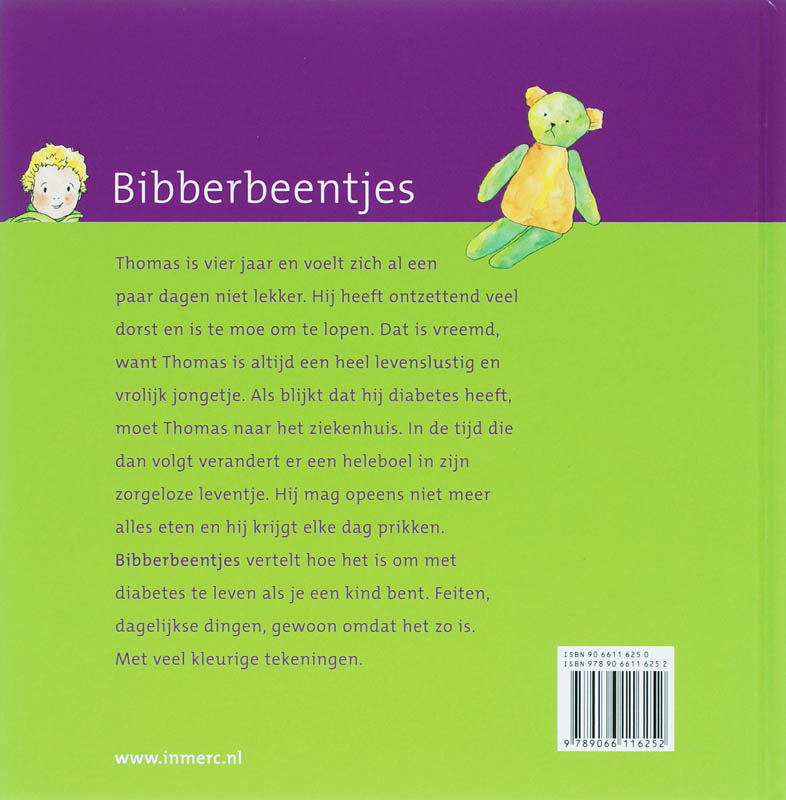 Achterkant van Bibberbeentjes