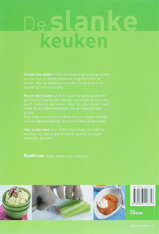 Achterkant van De slanke keuken