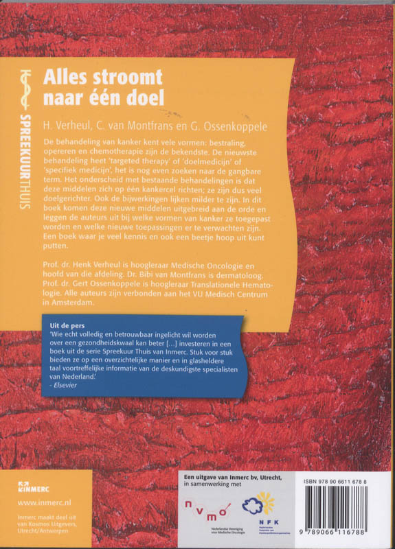 Achterkant van Alles stroomt op het doel af