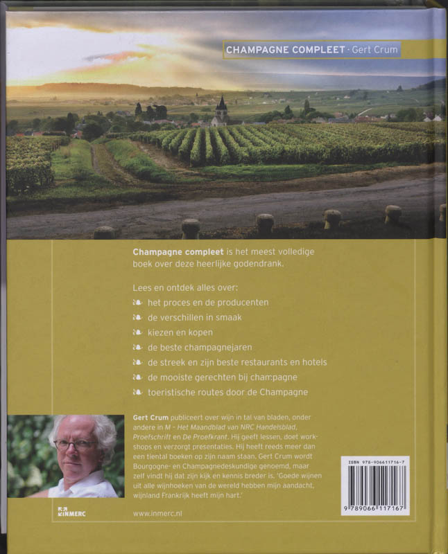 Achterkant van Champagne compleet
