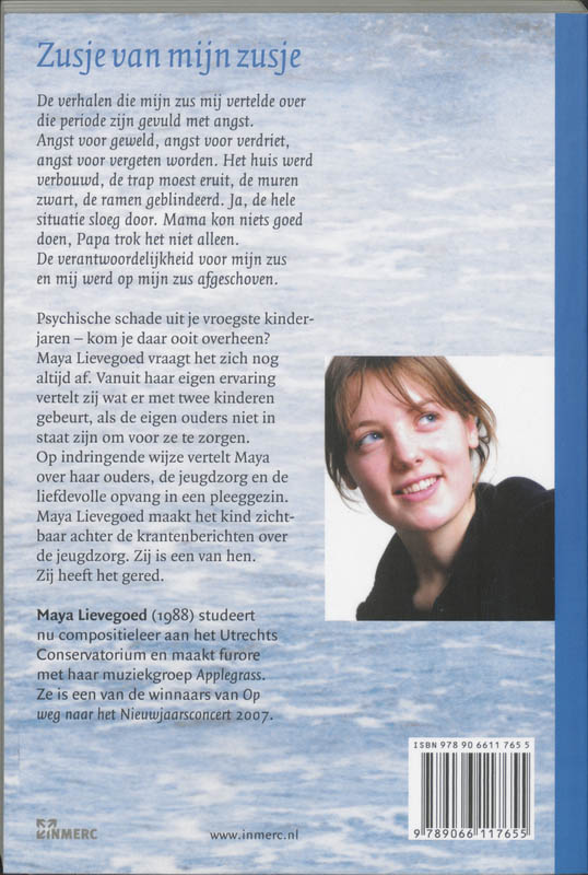 Achterkant van Zusje van mijn zusje