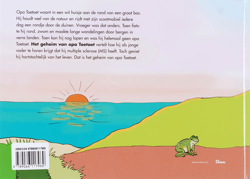 Achterkant van Het geheim van opa Toetoet