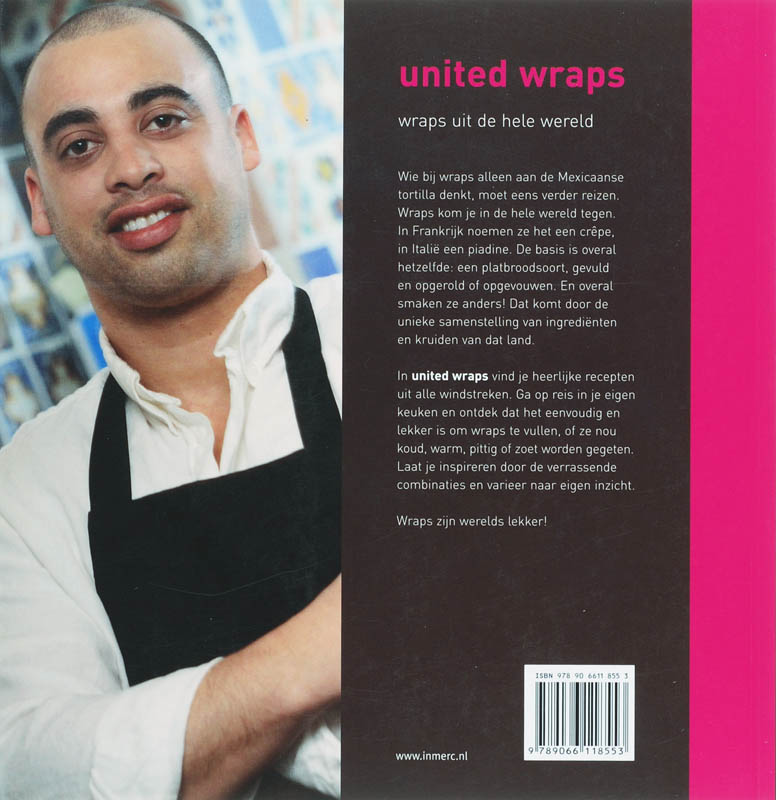 Achterkant van United Wraps