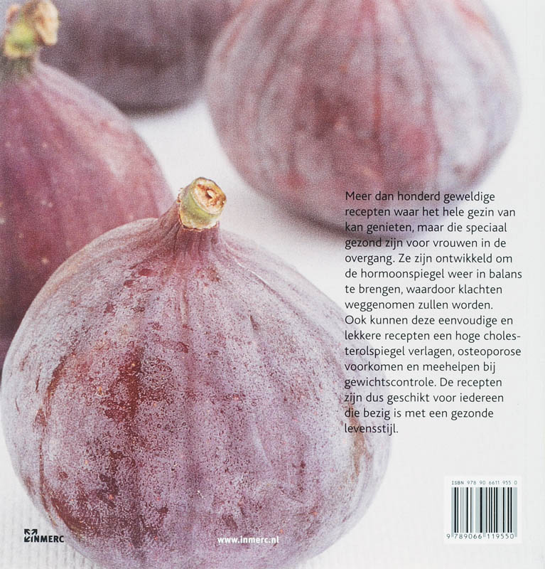 Achterkant van Gezond eten in de overgang