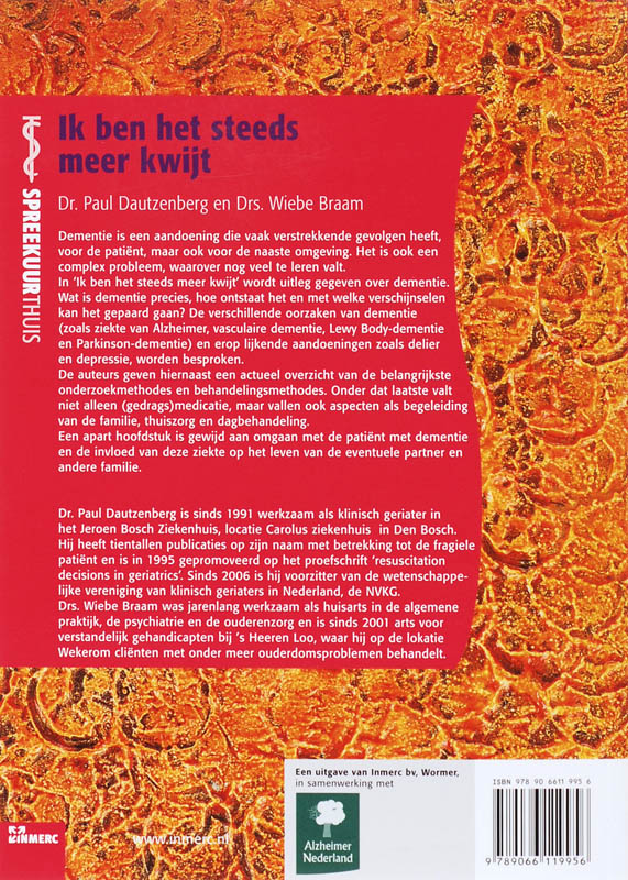 Achterkant van Ik ben het steeds meer kwijt