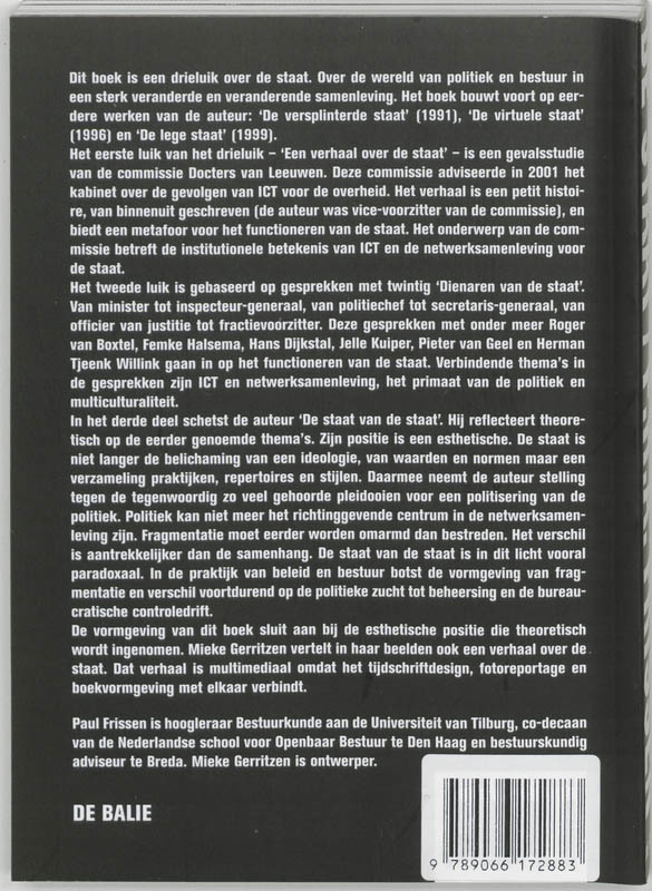 Achterkant van De Staat