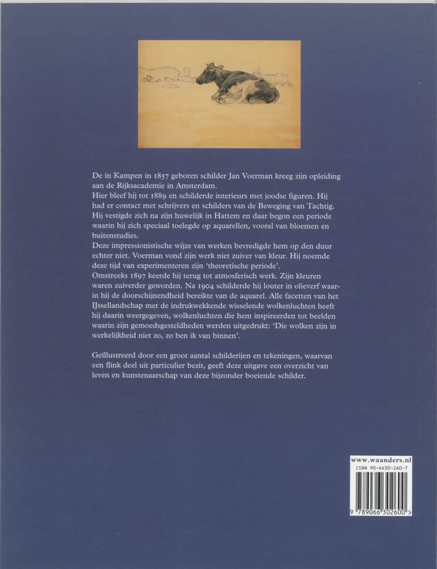 Achterkant van Jan Voerman, IJsselschilder