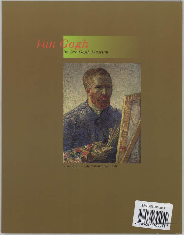 Achterkant van Van Gogh im Van Gogh Museum