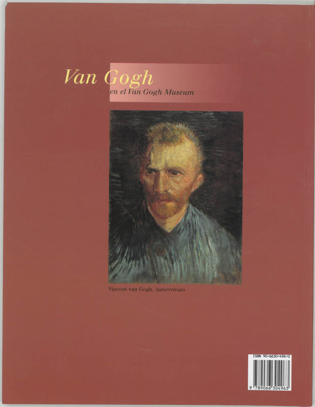 Achterkant van Van Gogh en el Van Gogh Museum