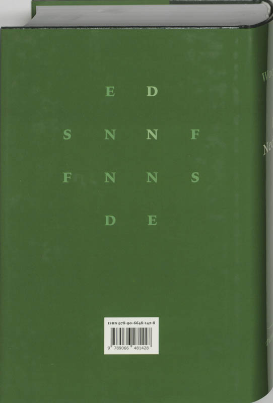 Achterkant van Van Dale groot woordenboek Duits-Nederlands